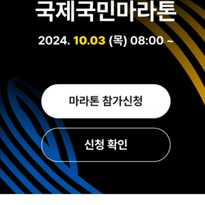 국제국민마라톤 10k 배번만구매