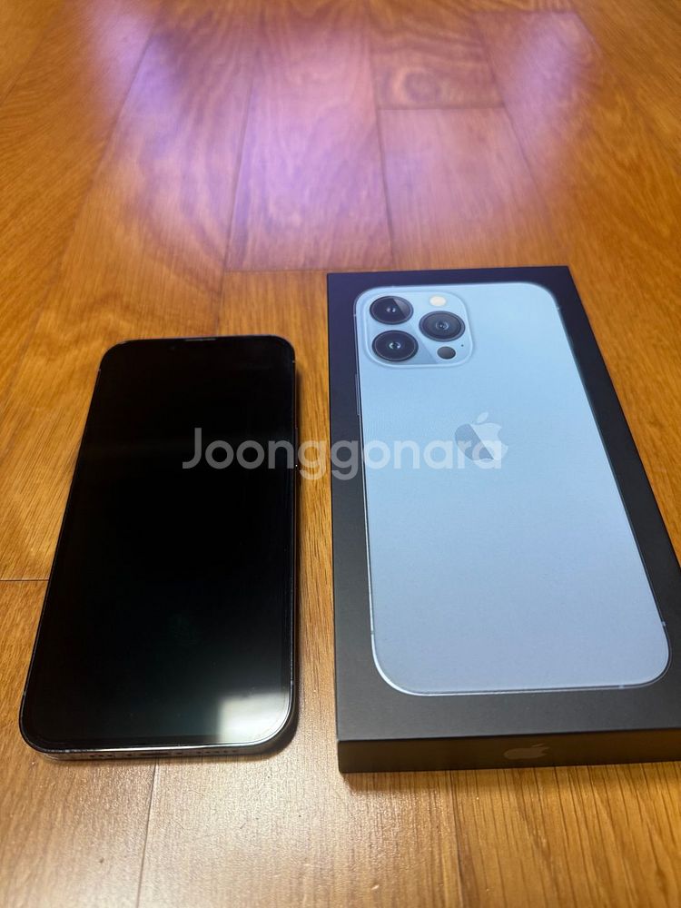아이폰13pro 123GB 시에라블루--8