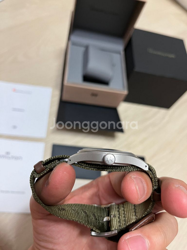 해밀턴 카키필드 메커니컬 38mm 판매--3