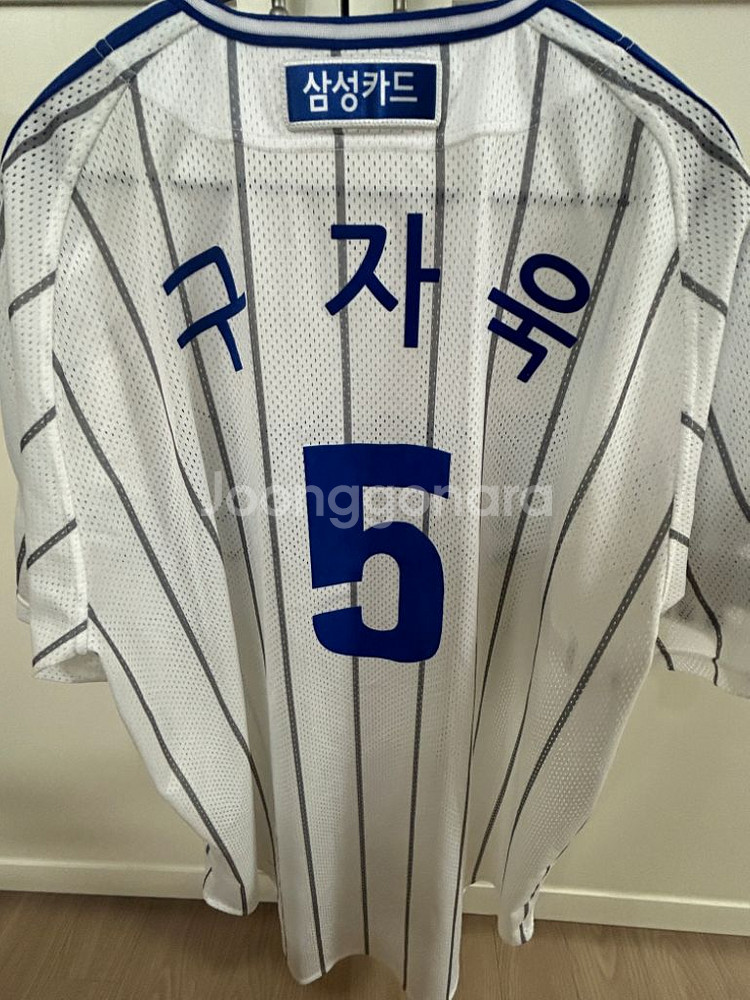 삼성라이온즈 유니폼 02올드 홈 115 구자욱 마킹--2
