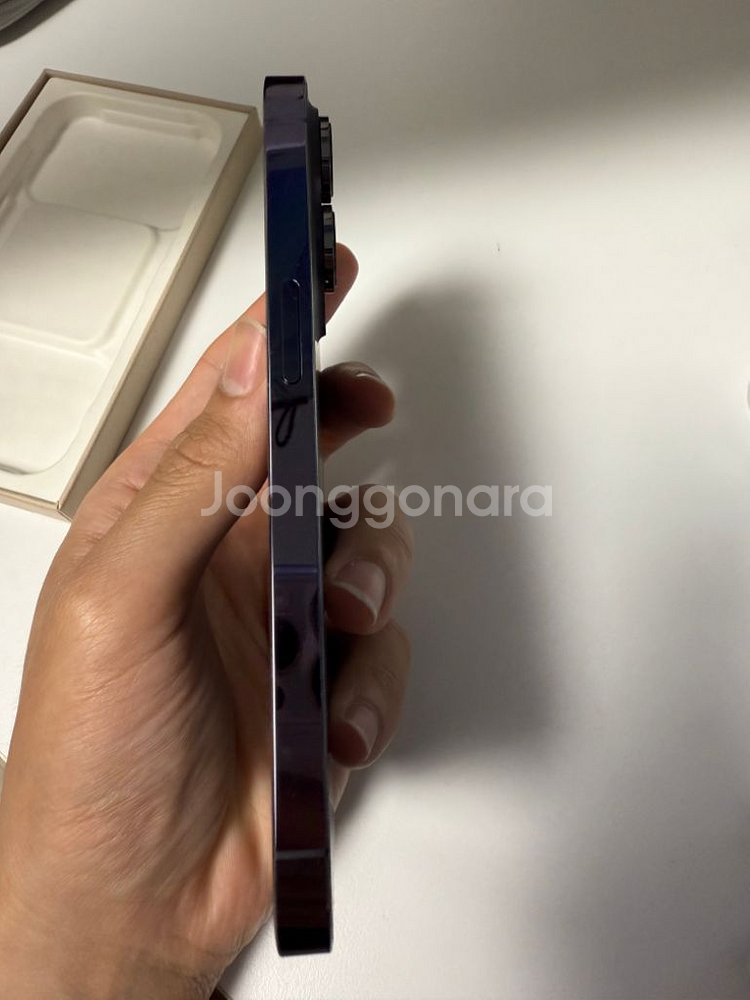아이폰14프로 256 딥퍼플 애플케어플러스--3