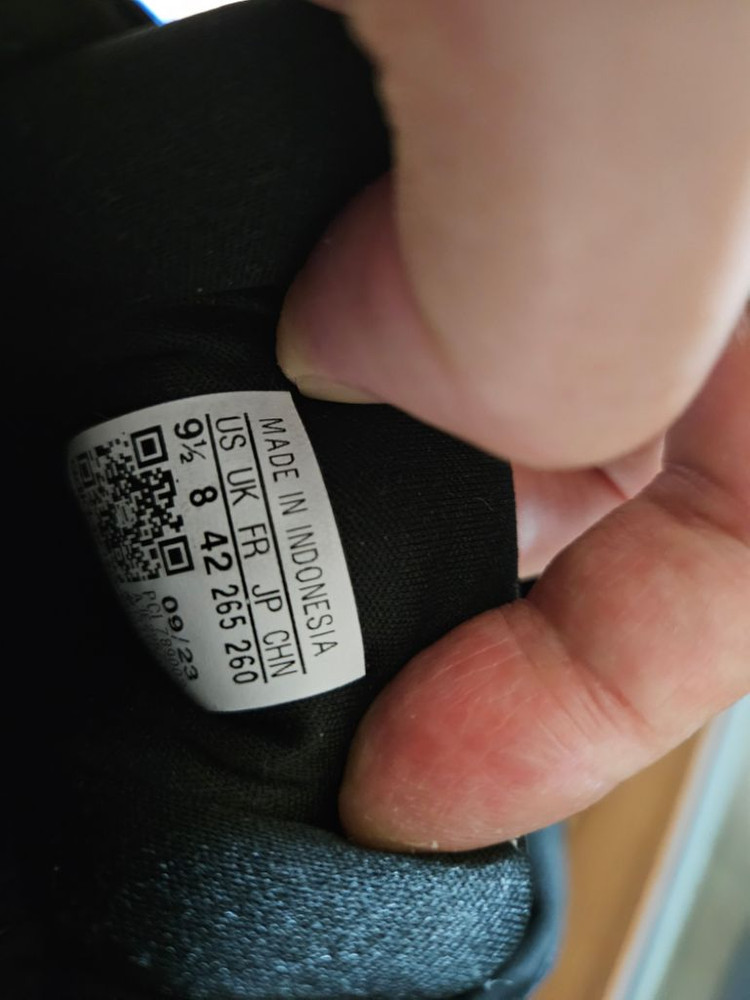 아디다스슈퍼스타IE2967검흰 찍찍이 265사이즈--3