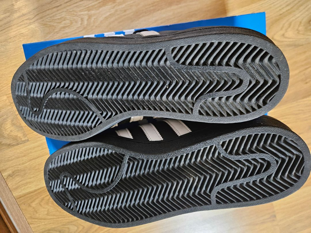 아디다스슈퍼스타IE2967검흰 찍찍이 265사이즈--8