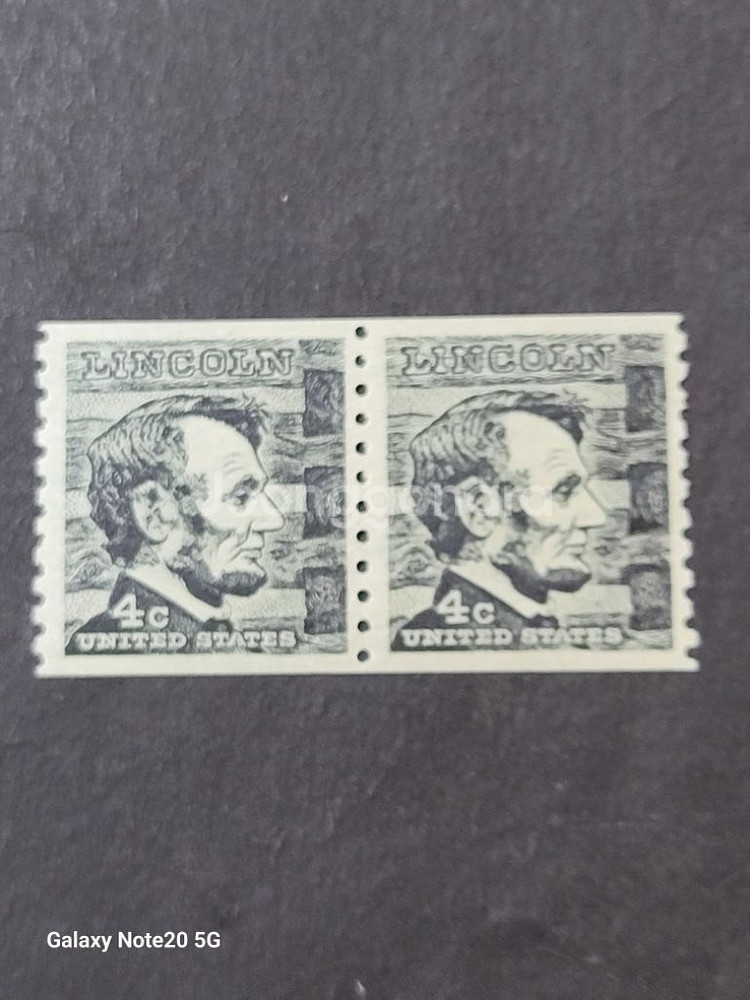 (미국우표)1965년 제16대 링컨대통령 기념 우표 페--0