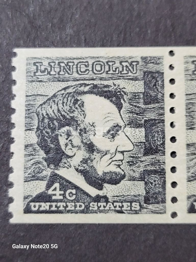 (미국우표)1965년 제16대 링컨대통령 기념 우표 페--1