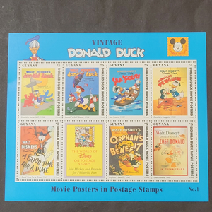 디즈니우표 도널드 덕 우표Vintage Donald D