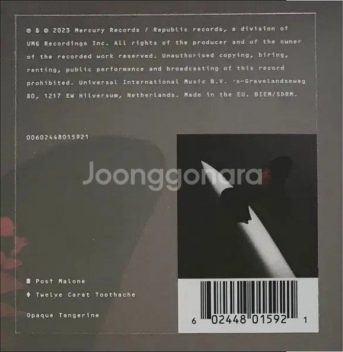 포스트 말론 Twelve Carat Toothache--2