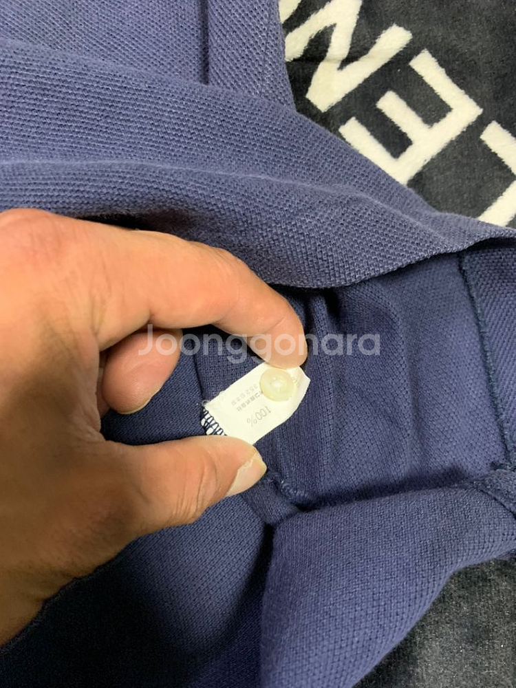 M)프레드페리 반팔 네이비 카라넥 티셔츠 남색 navy--4