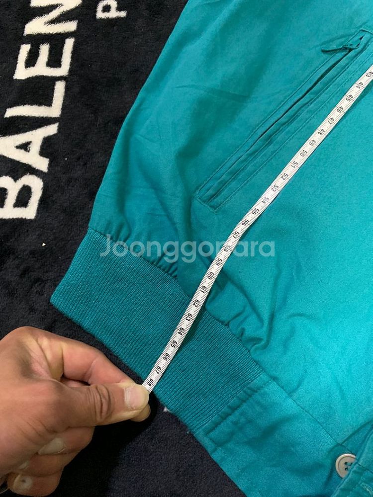 L)폴로 랄프로렌 스윙톱 나일론 면 블루종 자켓 민트--7