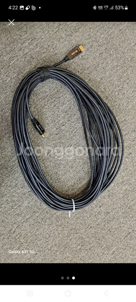 고화질 8K 광 HDMI 2.1 20M 케이블--2