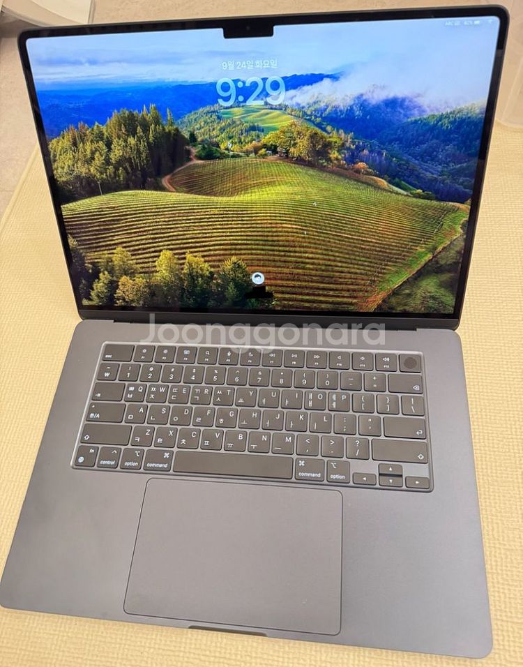 맥북에어 M3 맥북에어 15인치 16GB, 512GB--1