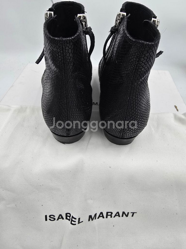 이자벨마랑 가죽앵글부츠230(36)--1