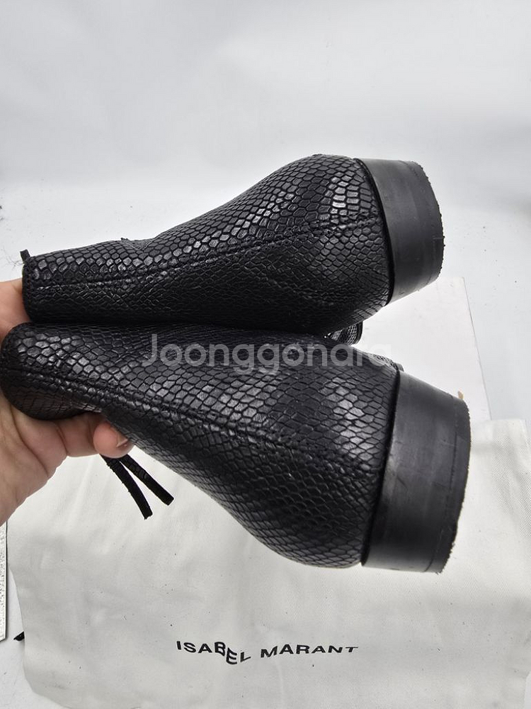 이자벨마랑 가죽앵글부츠230(36)--5