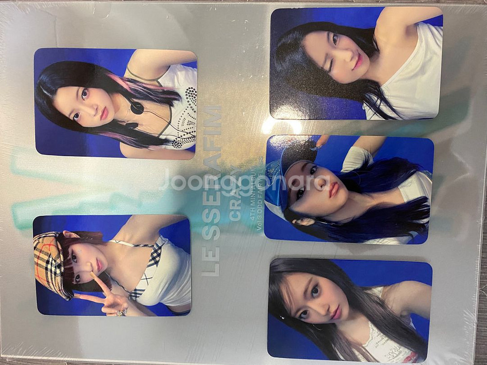 사운드웨이브 르세라핌 crazy 미공포 특정 포카--1