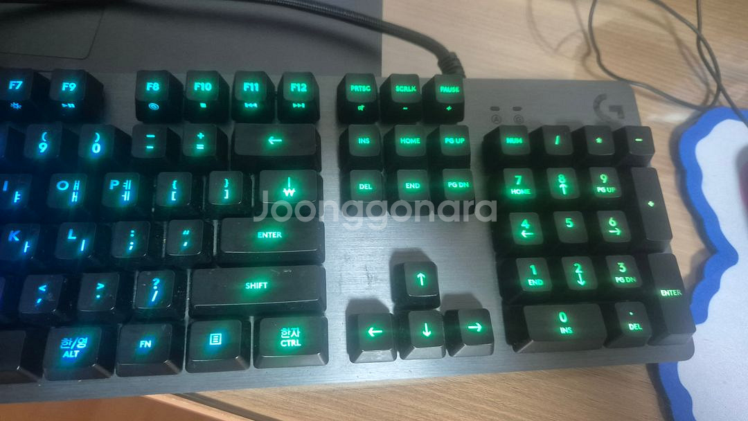 G512로지택 키보드 부품용 2만원--1
