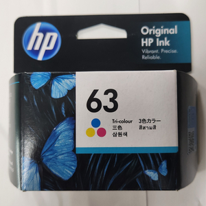 점품 hp63잉크 카트리지 칼라