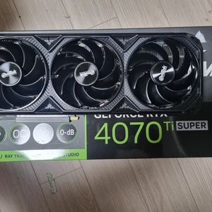 이엠텍 rtx 4070ti super 블랙스톰 팝니다