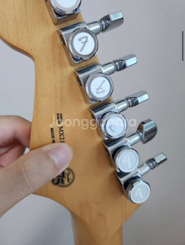 펜더 일렉기타 블루 오팔 Fender--3