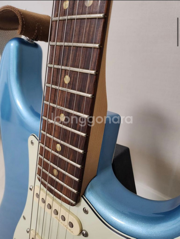 펜더 일렉기타 블루 오팔 Fender--2