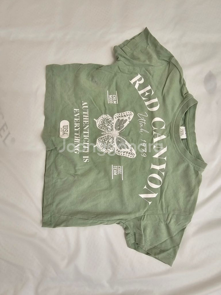 자라 크롭티 130. 여름 티셔츠 130--0