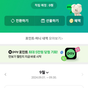 네이버페이 포인트 삽니다. 95%