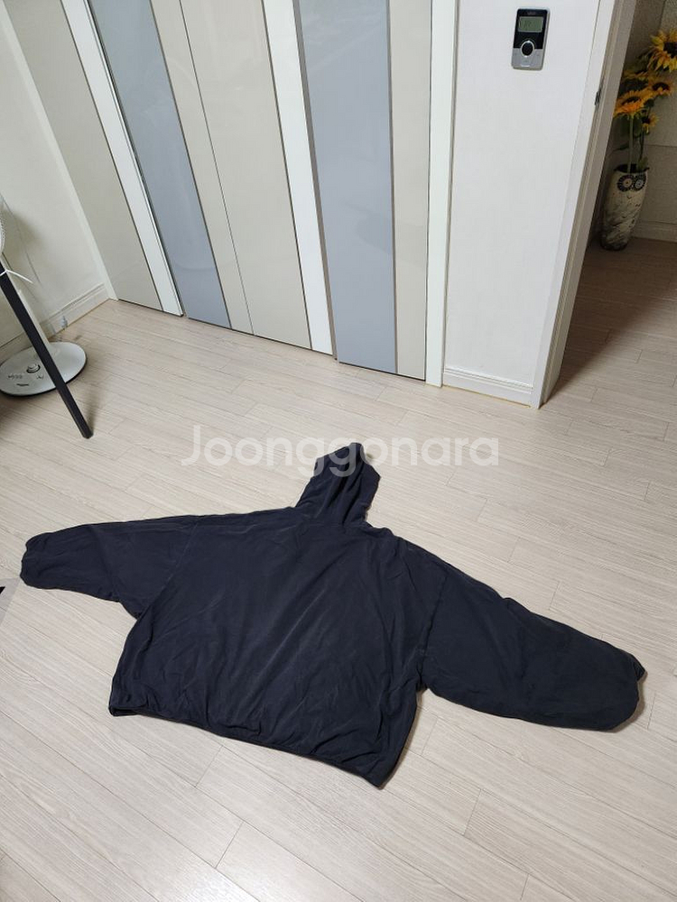 [M]이지갭 패디드 후드(패딩후드)블랙--1