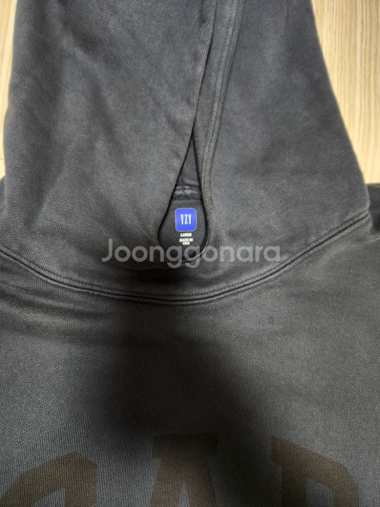 [L세제품]워시드블랙 도브후드 이지갭 발렌시아가--2