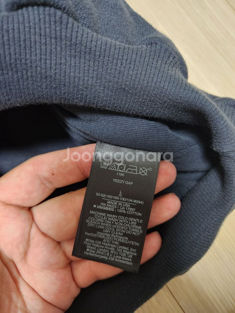 [L세제품]워시드블랙 도브후드 이지갭 발렌시아가--3