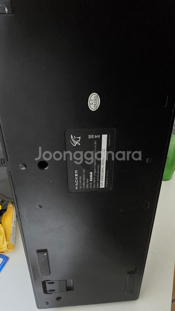 앱코 해커 k660 키보드 빨강색상--1