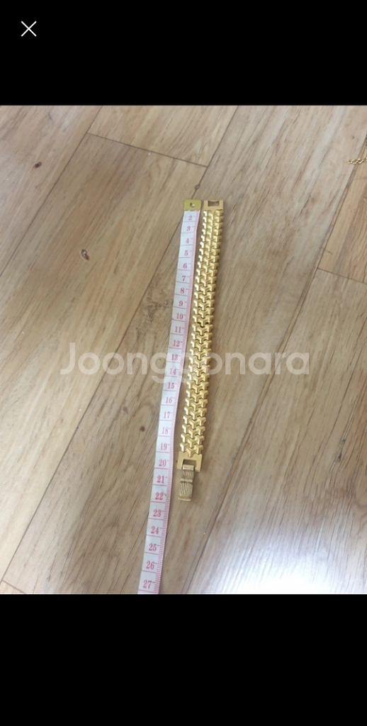 순금 20돈 + 고리 18k 1돈 별도 남성 광폭 팔찌--4