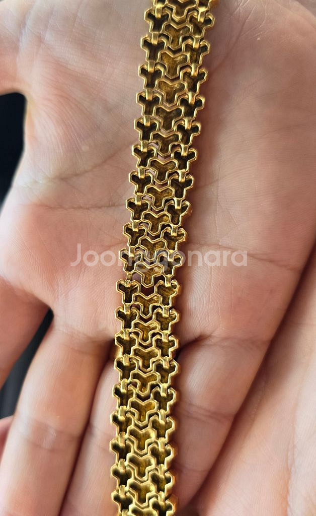 순금 20돈 + 고리 18k 1돈 별도 남성 광폭 팔찌--3