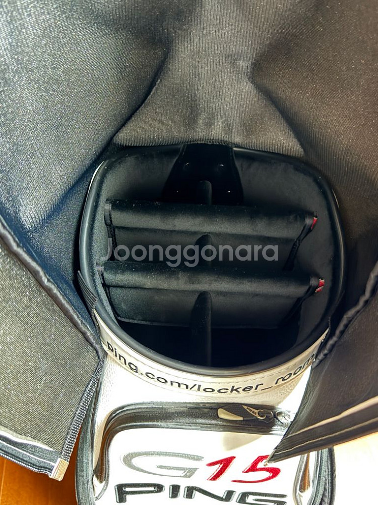 핑 가죽 골프백--3