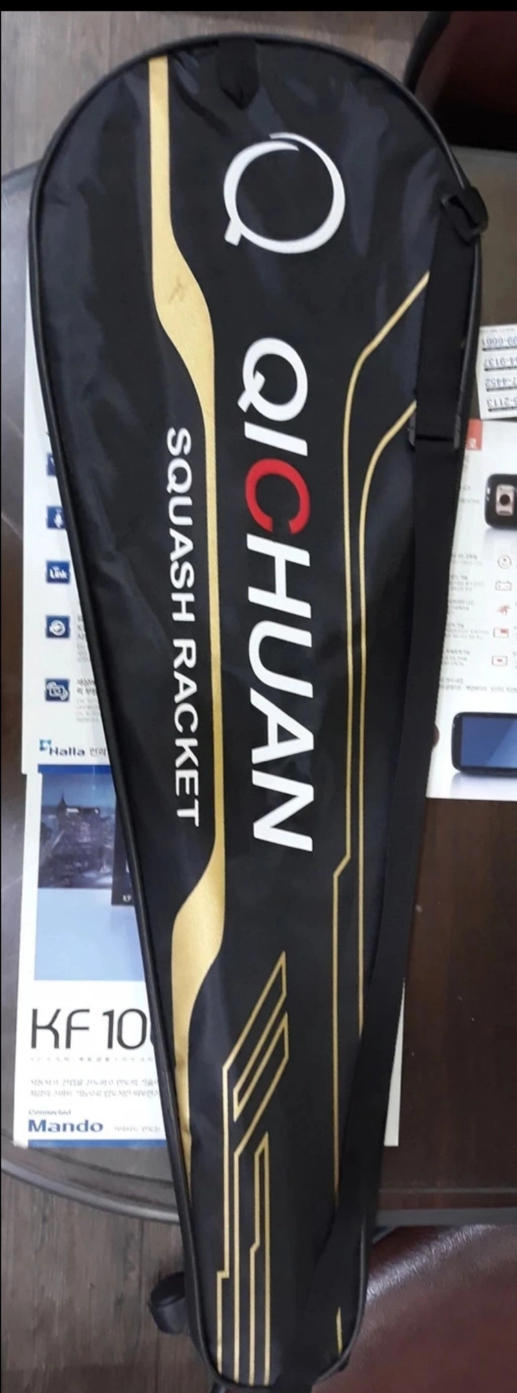 명품 인기 스쿼시라켓 QICHUAN 카본소재 신품 이미지
