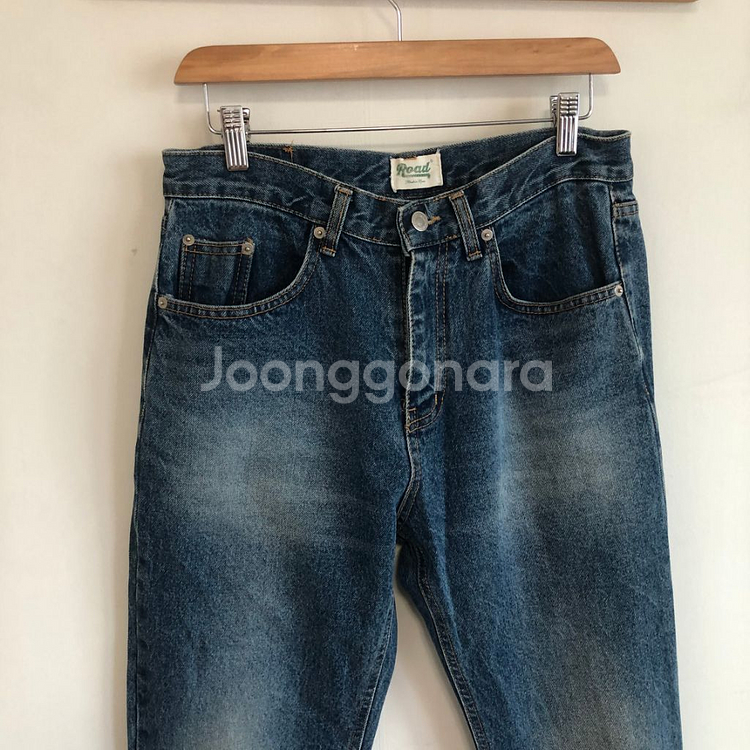 ROAD 스트레이트핏 컷팅 데님워싱진--1