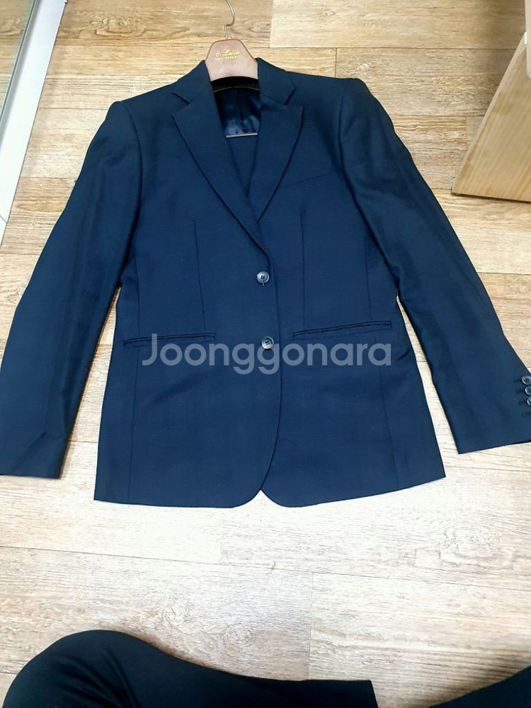 레리아옴므 정장 100 검정색 넥타이 셔츠도--1