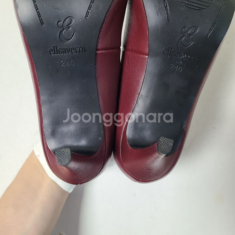 (무료배송) 240mm 가죽 펌프스--6