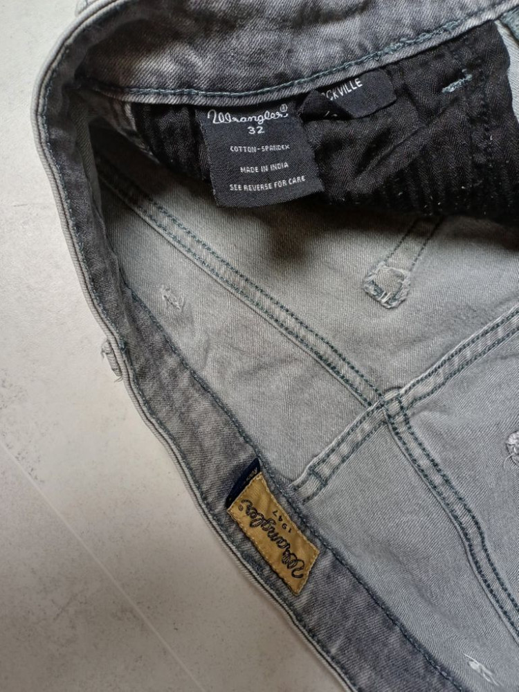 남성 랭글러 슬림핏 데님 그레이진 (새상품급 .사방스판32 이미지