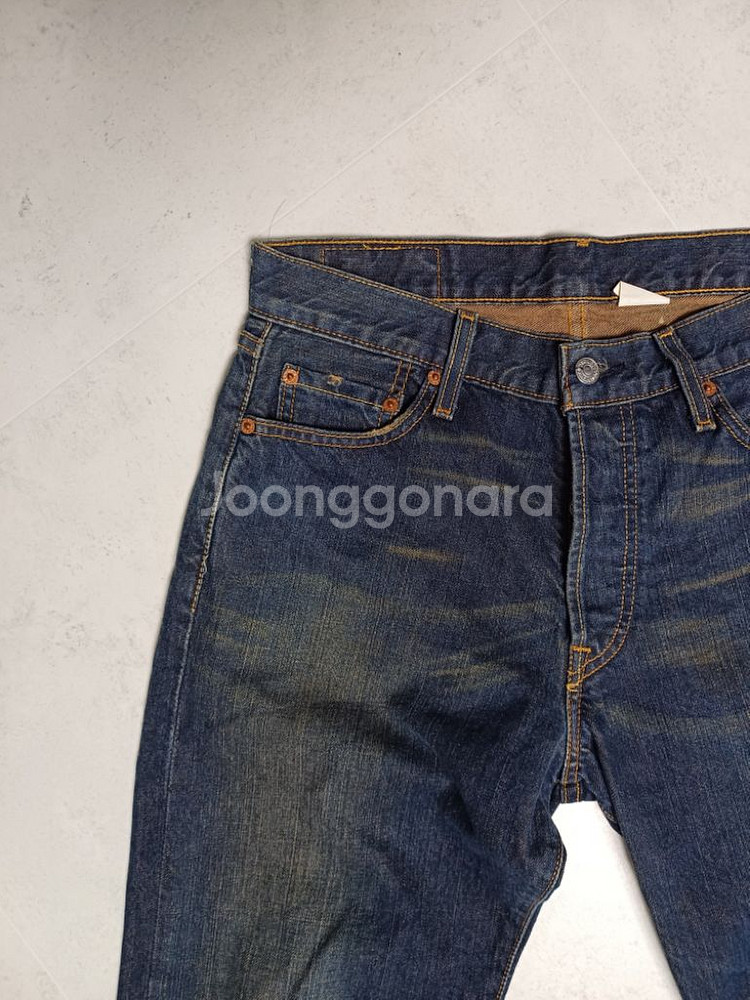 남성 리바이스 501 데님 일자청바지 (새상품급30)--2