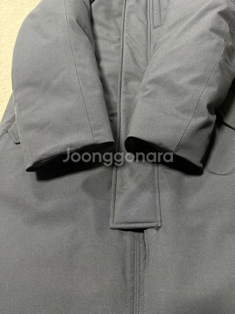 시스템옴므 너구리 야상 구스다운 패딩 자켓 100--1