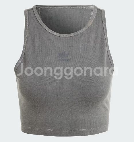 (새상품) 아디다스 에센셜 크롭 탱크 탑--2