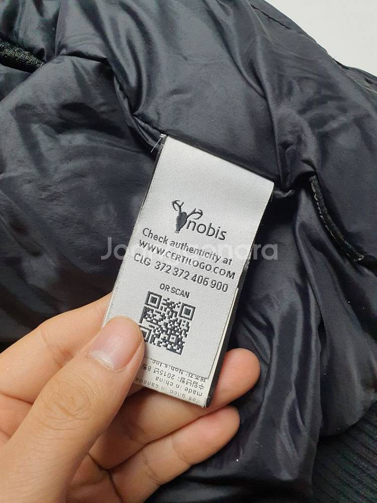 노비스 카르텔 패딩 봄버 자켓 그레이 S 100--6
