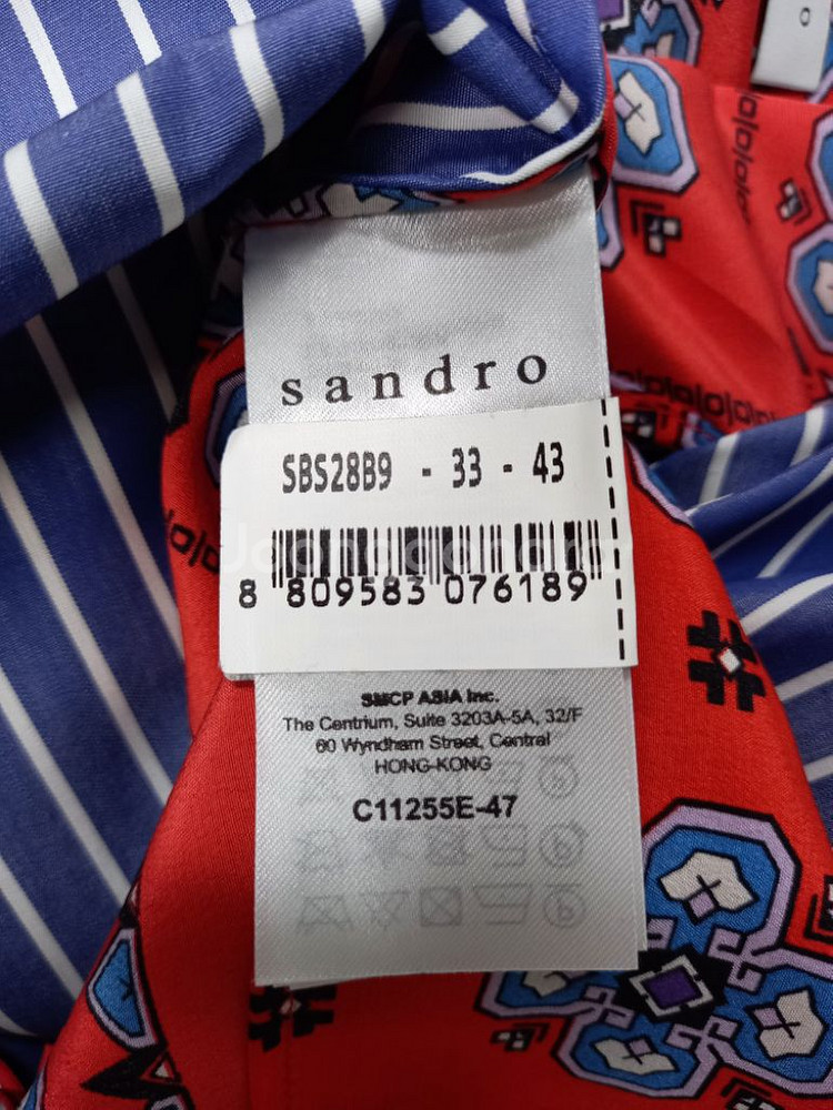 새 산드로 SANDRO 춘추 긴팔블라우스 55--7