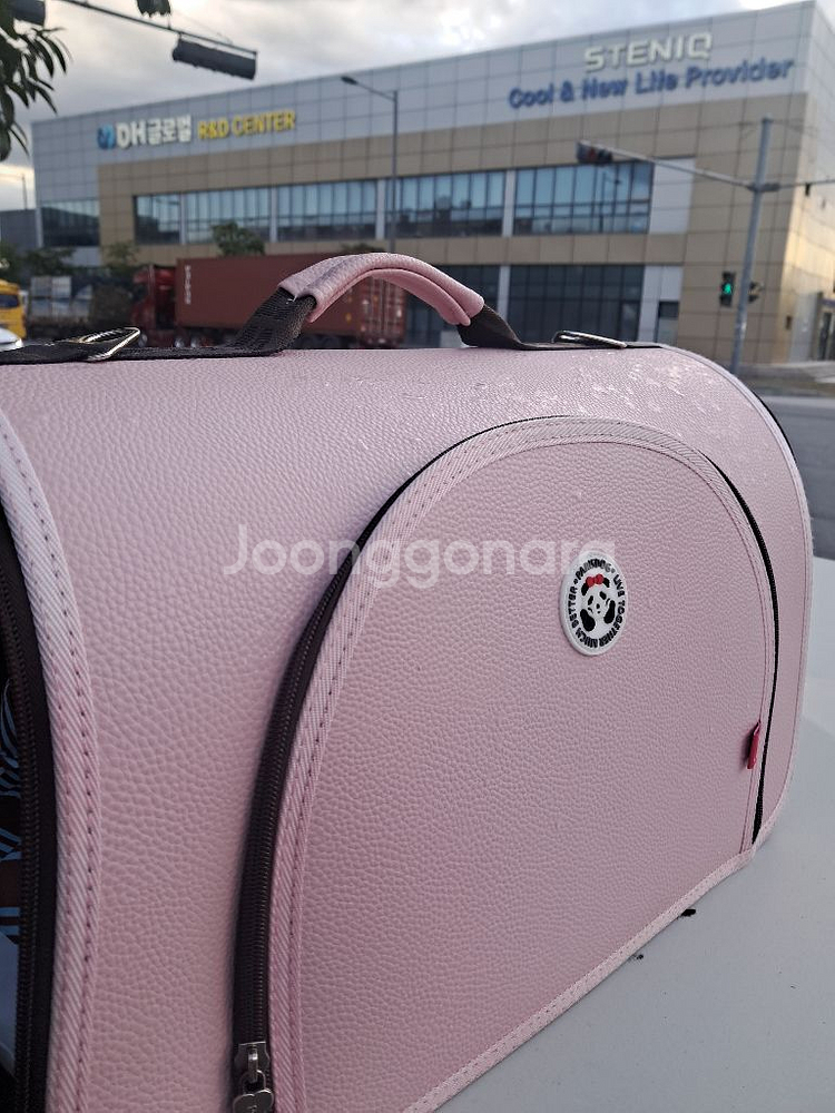 핑크 강아지 이동장~^^--1