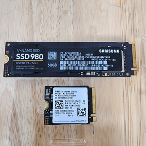 SSD 삼성 980 500GB 외/ 원10 문서