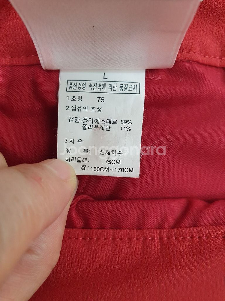 택부착 노스페이스 정품 기능성 반바지 29인치--5