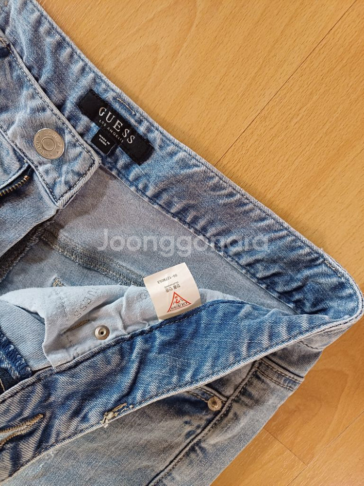 남성 게스 봄.가을 여름 데님청바지 (사방스판33)--3