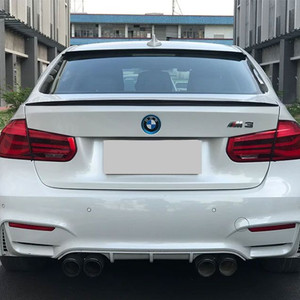 BMW 3시리즈 F30 M3 F80 블랙 카본 스포일러