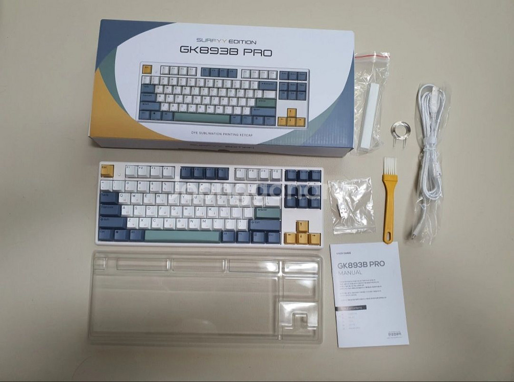 한성 무접점 키보드 gk893b pro 서피 35g (--1