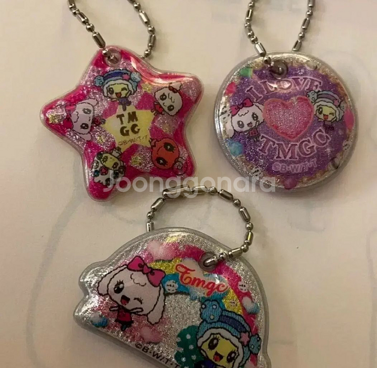 반다이 피스DX 다마고치 한정 고전 에폭시 키링--6