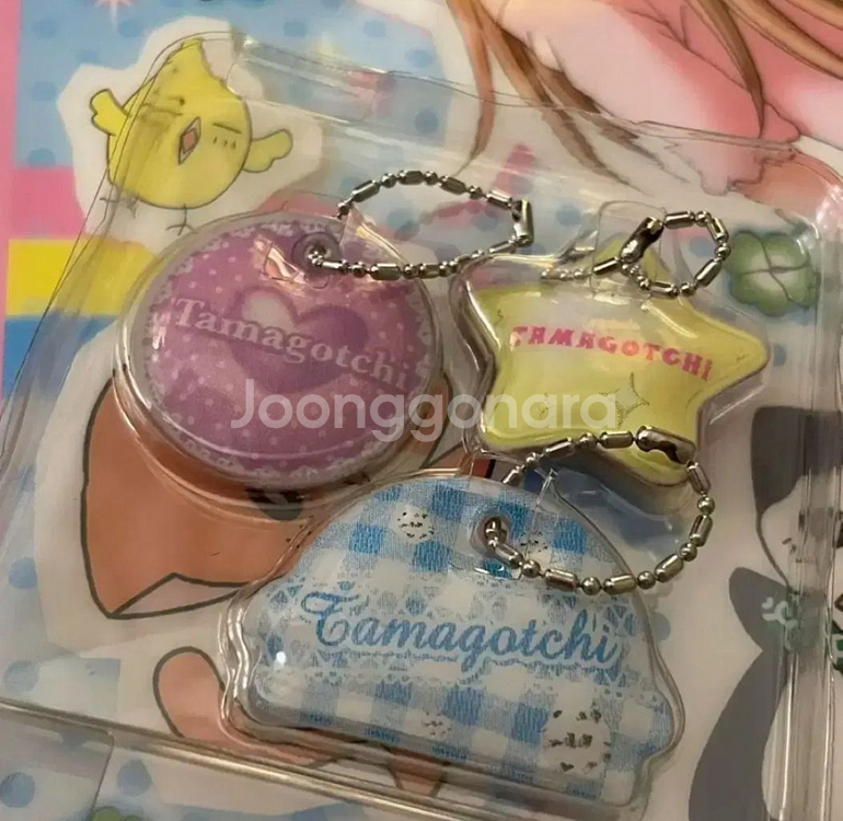 반다이 피스DX 다마고치 한정 고전 에폭시 키링--7